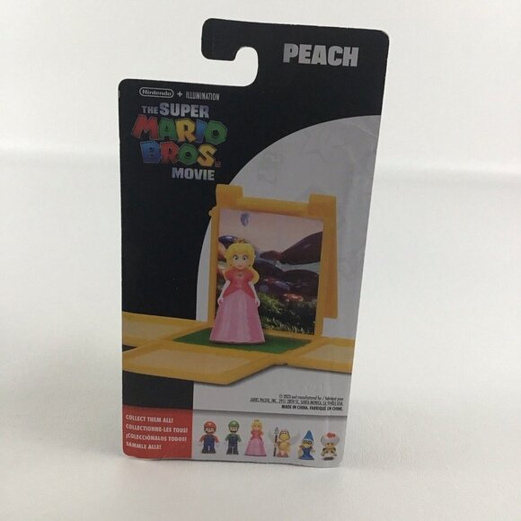 The Super Mario Bros Movie Princess Peach Mini 1" Figure Mystery Block New - Picture 6 of 6